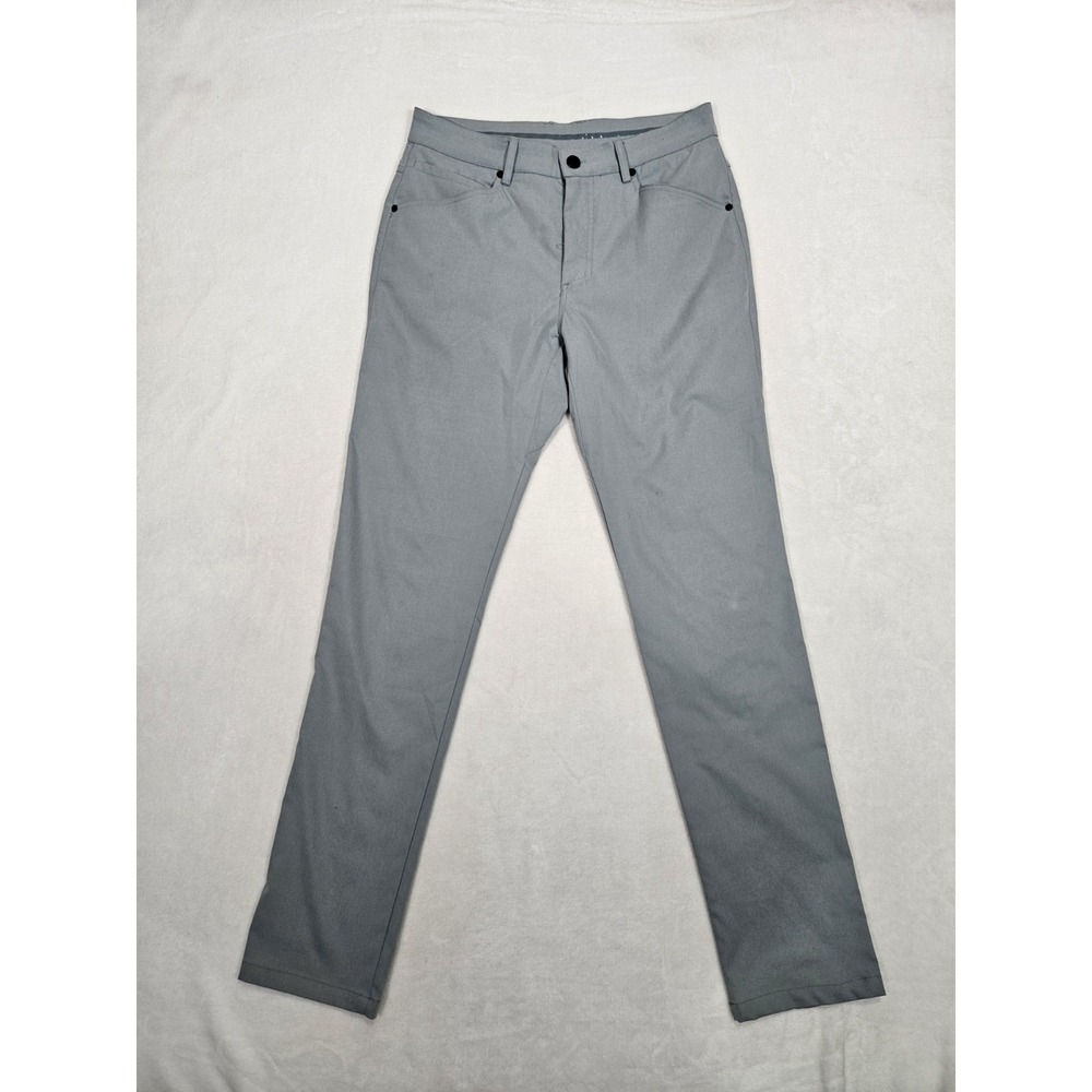Myles Apparel Tour Pants‎ Men's 30x31 Grey Stretch Grip Wicking Performance Golf